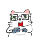 The black glasses family(Cat-I love you)（個別スタンプ：2）