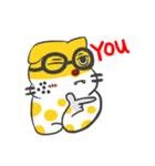 The black glasses family(Cat-I love you)（個別スタンプ：15）