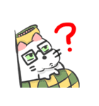 The black glasses family(Cat-I love you)（個別スタンプ：18）
