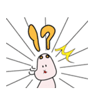 無気力なうさぎと熱血なかめ（個別スタンプ：24）