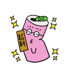 ガリ勉缶と空き缶ちゃん（個別スタンプ：25）