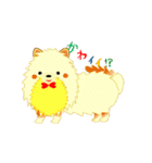 lt is an illustration by a figure dog（個別スタンプ：5）