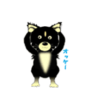 lt is an illustration by a figure dog（個別スタンプ：16）