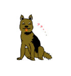 lt is an illustration by a figure dog（個別スタンプ：17）