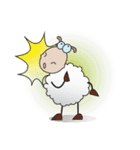Very Funny and Fluffy-white Sheep（個別スタンプ：12）