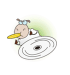 Very Funny and Fluffy-white Sheep（個別スタンプ：22）