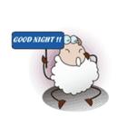 Very Funny and Fluffy-white Sheep（個別スタンプ：27）