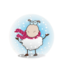 Very Funny and Fluffy-white Sheep（個別スタンプ：29）