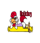 G-Chicken Holiday（個別スタンプ：5）
