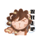 The colorful world of Little Lion Ver.3（個別スタンプ：3）