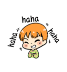 the orange boy（個別スタンプ：3）