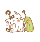 Cat Corgi Cucumber (Thai)（個別スタンプ：2）