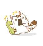 Cat Corgi Cucumber (Thai)（個別スタンプ：11）