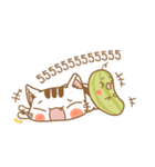 Cat Corgi Cucumber (Thai)（個別スタンプ：28）