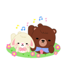 Couple Bear and Rabbit（個別スタンプ：12）