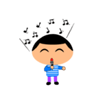 Flat Head Man（個別スタンプ：28）