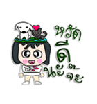 Hello！ My name is Momo.^_^（個別スタンプ：6）