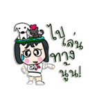 Hello！ My name is Momo.^_^（個別スタンプ：10）