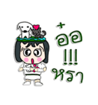 Hello！ My name is Momo.^_^（個別スタンプ：16）