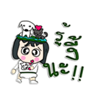 Hello！ My name is Momo.^_^（個別スタンプ：22）