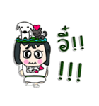 Hello！ My name is Momo.^_^（個別スタンプ：40）