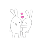 Token the Bunny, In Love（個別スタンプ：13）