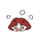 Red hair girls（個別スタンプ：7）