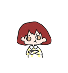 Red hair girls（個別スタンプ：8）