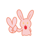 Little Bunny And Piggy（個別スタンプ：11）