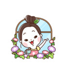 flower shop girl（個別スタンプ：1）