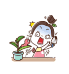 flower shop girl（個別スタンプ：5）