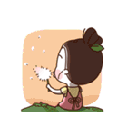 flower shop girl（個別スタンプ：10）