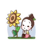 flower shop girl（個別スタンプ：22）