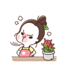 flower shop girl（個別スタンプ：34）