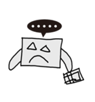 Robot happiness, anger , sadness and joy（個別スタンプ：31）