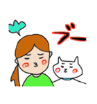 猫と女の子の日常（個別スタンプ：30）