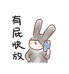 ha ha rabbit and cat（個別スタンプ：8）