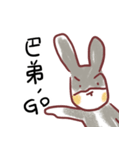 ha ha rabbit and cat（個別スタンプ：28）