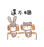 ha ha rabbit and cat（個別スタンプ：34）