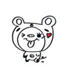 ぼー君＆ぶーちゃん 愛を深める編（個別スタンプ：34）