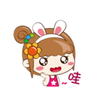 KIKI Rabbit（個別スタンプ：4）