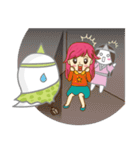 Meimei Saw a ghost（個別スタンプ：7）