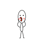 棒人間 ぼうちゃん③ ～喜怒哀楽～（個別スタンプ：4）