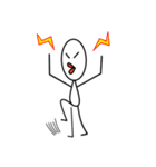 棒人間 ぼうちゃん③ ～喜怒哀楽～（個別スタンプ：21）