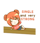 Happy Single Girl (ENG Ver.)（個別スタンプ：3）