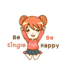 Happy Single Girl (ENG Ver.)（個別スタンプ：7）