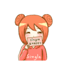 Happy Single Girl (ENG Ver.)（個別スタンプ：10）