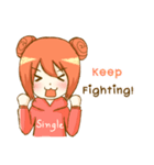 Happy Single Girl (ENG Ver.)（個別スタンプ：13）