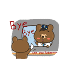 Fun Train bear life（個別スタンプ：14）