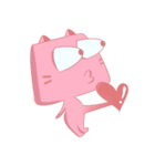 Mischievous Pinky Cat（個別スタンプ：12）